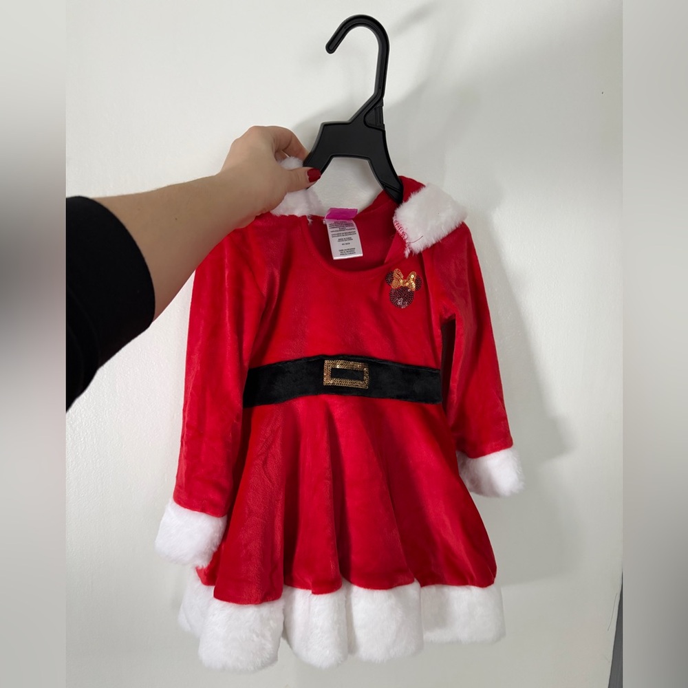 Disney Red and White Holiday Dress for Kids